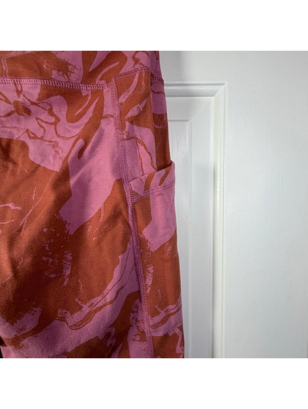 Pact Marbled Pink Rosebud Leggings Small - Picture 5 of 5